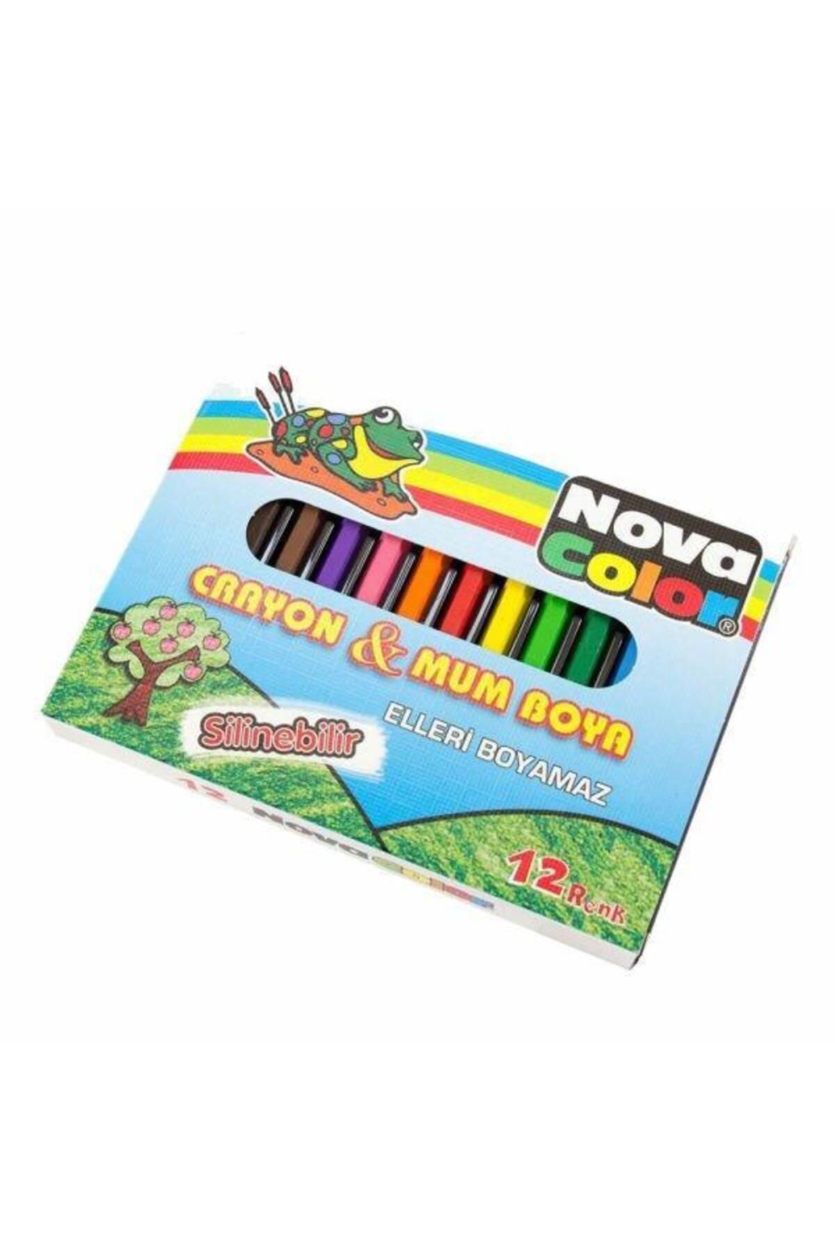 nova color 12 Renk Kuru Boya Mini Boy Nc-1112