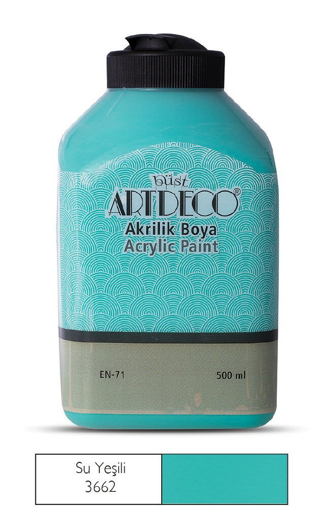 Artdeco Akrilik Boya 500ml Su Yeşili 3662