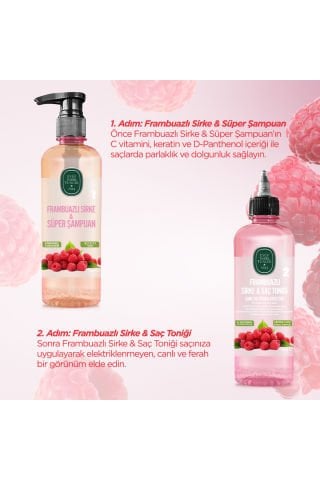 Frambuazlı Sirke & Saç Toniği 500 ml