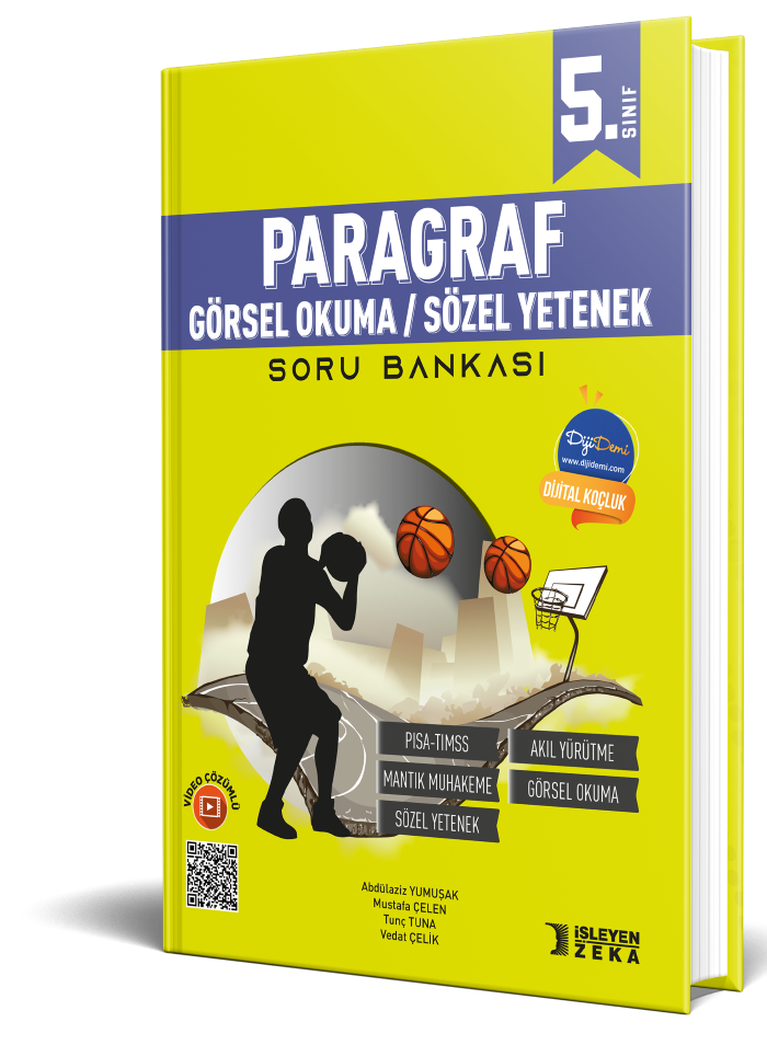 İşleyen Zeka Yayınları 5. Sınıf Paragraf Görsel Okuma Sözel Yetenek Soru Bankası 2023