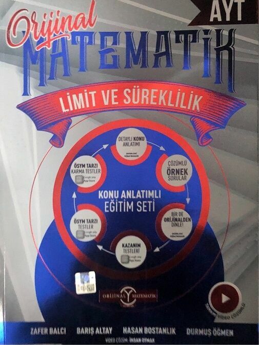 Orijinal Yayınları AYT Matematik Limit ve Süreklilik