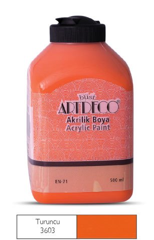 Artdeco Akrilik Boya 500ml Turuncu 3603