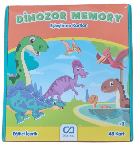 CA Games Dinozor Memory Eşleştirme Kartları