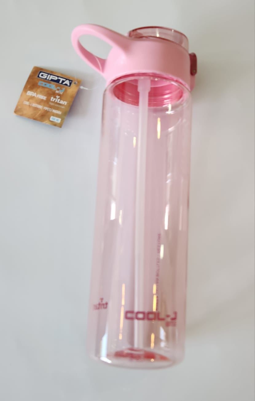 Gıpta Cool-J Restor Pembe 900ML Pipetli Tritan Matara