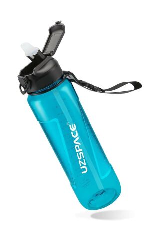 PİPETLİ 850ml Tritan Su Matarası
