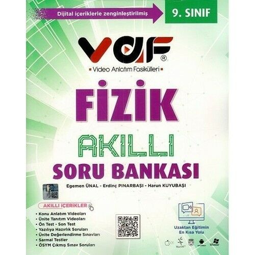 Vaf Yayınları 9. Sınıf Fizik Akıllı Soru Bankası