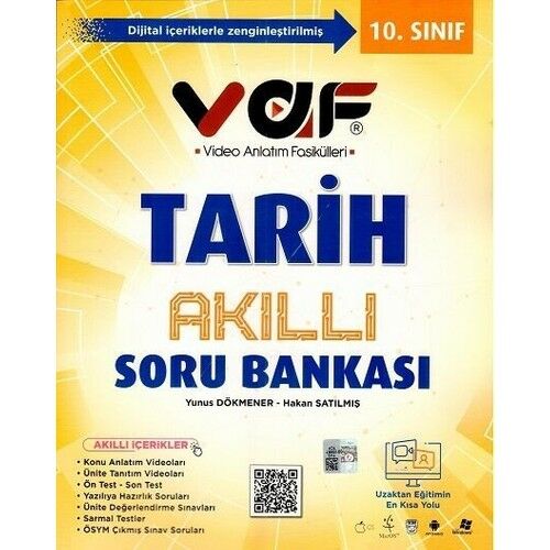 Vaf Yayınları 10. Sınıf Tarih Akıllı Soru Bankası