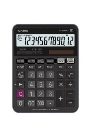 Dj-120d Plus Işlem Kontrollü 12 Hane Masa Üstü Hesap Makinesi