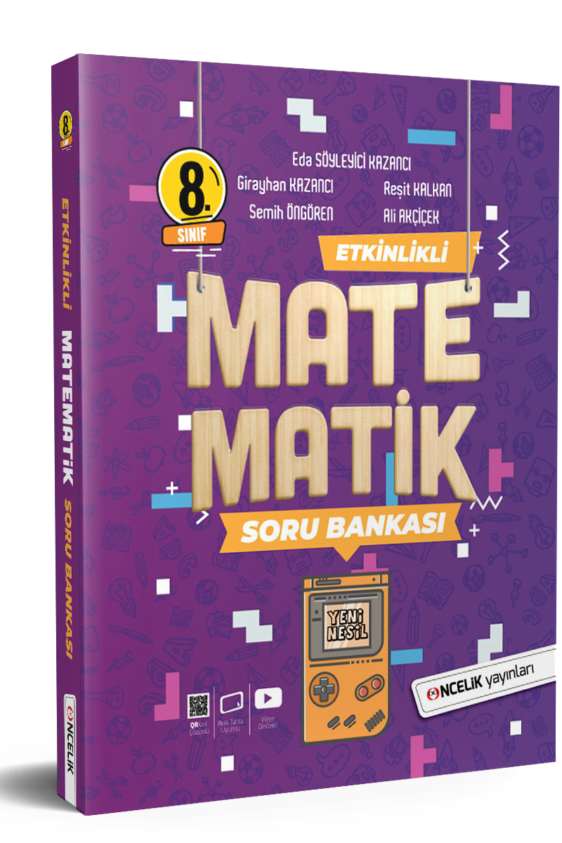 Öncelik Yayınları 8. Sınıf Etkinlikli Matematik Soru Bankası