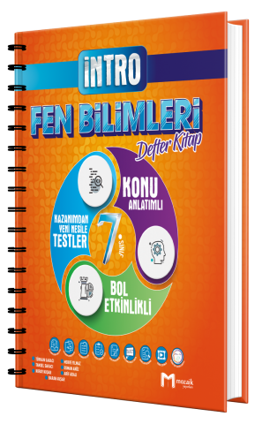 Mozaik Yayınları 7. Sınıf Fen Bilimleri Intro Defter Kitap