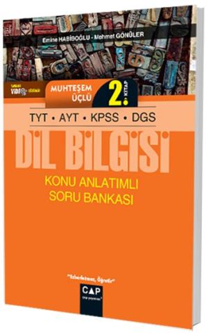 Çap TYT AYT KPSS DGS Dil Bilgisi Muhteşem Üçlü 2. Kitap Konu Anlatımlı Soru Bankası