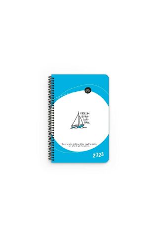 2023 13x19.5 Haftalık Ajanda - Gidelim Buralardan