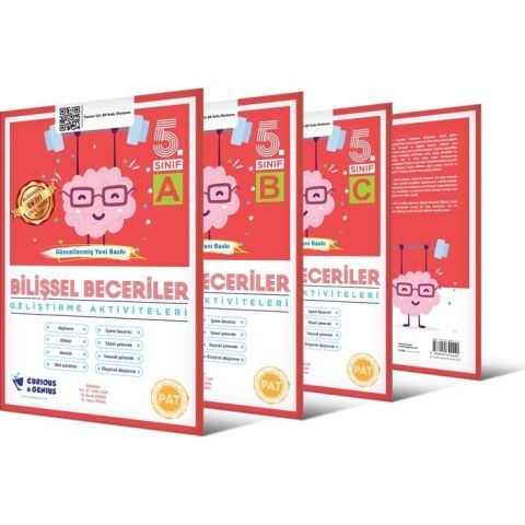 Curinous Genius 5. Sınıf Bilişsel Beceriler Geliştirme Aktiviteleri Seti A B C Seri