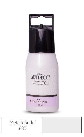 Artdeco Metalik Boyutlu Boya 60ml Sedef 680