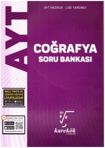 Karekök Yayınları AYT Coğrafya Soru Bankası