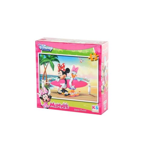 KS Games Minnie Mouse 35 Parça Puzzle MİN706