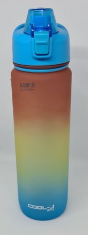 Gıpta Cool-J Sporcu 1000ml Mavi - Kırmızı - Sarı Üç Renk Tritan Matara