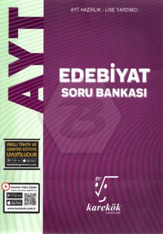 Karekök Yayınları AYT Edebiyat Soru Bankası