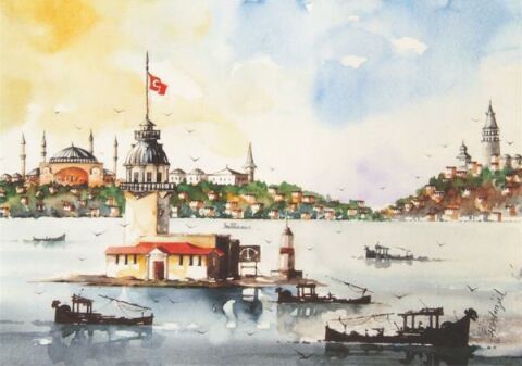 Keskin Color 68x96cm Salacaktan Bakış  2000 Parça Puzzle