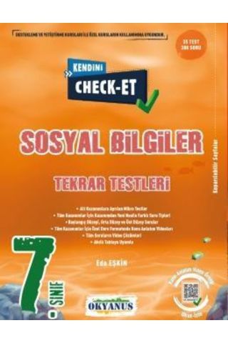 Okyanus 7.sınıf Kendini Check - Et Sosyal Bilgiler Tekrar Testleri