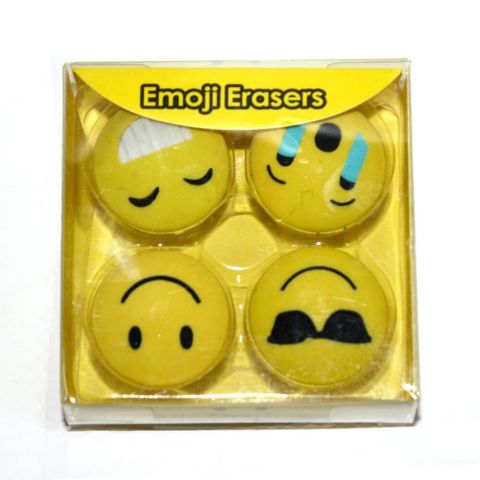 Vintage Label Emoji Silgi 4 lü Paket 2890 Ceren Kırtasiye