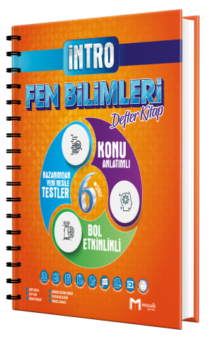 Mozaik Yayınları Mozaik Intro 6. Sınıf Fen Bilimleri Defter Kitap 2022