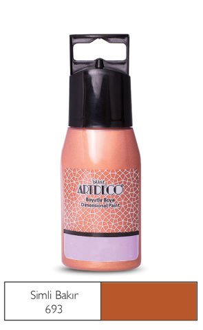 Artdeco Simli Boyutlu Boya 60ml Bakır 693