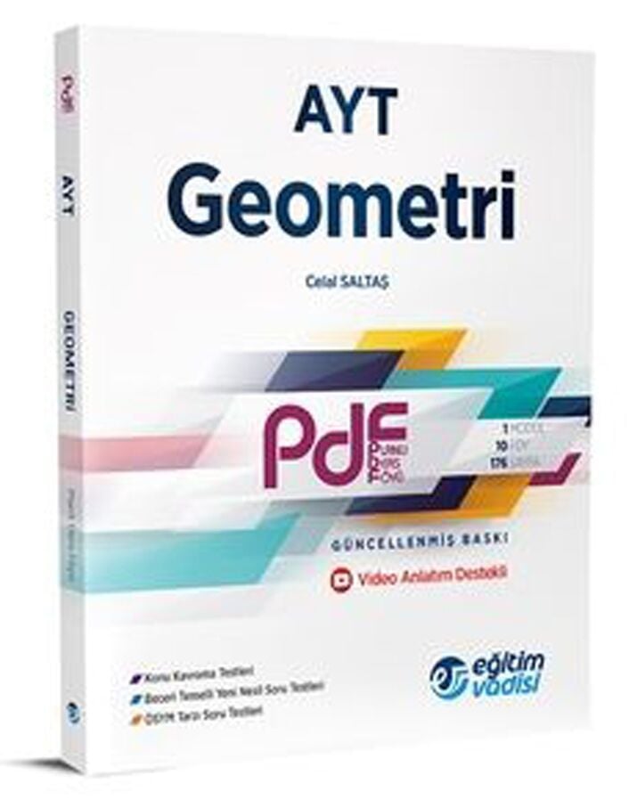 Eğitim Vadisi Yayınları AYT Geometri Güncel PDF Planlı Ders Föyü