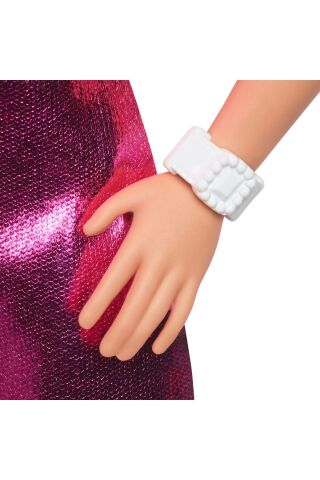 ® Büyüleyici Parti Bebekleri - Pembe Metalik Elbiseli Sarışın | HYT88