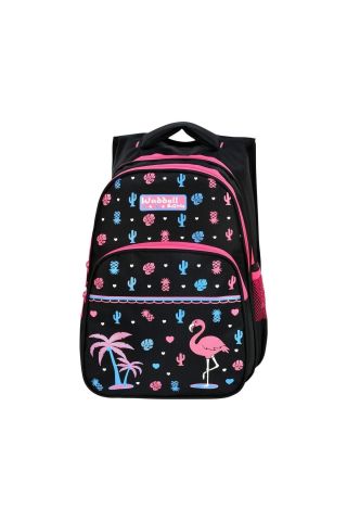 Waddle Flamingo Desenli Ilköğretim Çantası