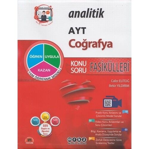 Merkez Yayınları AYT Analitik Coğrafya Konu Soru Fasikülleri