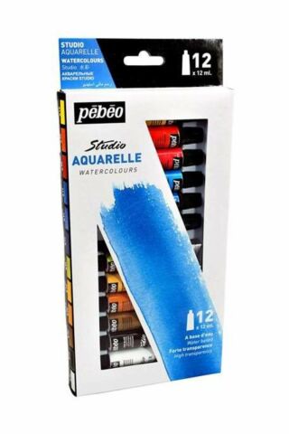 Pebeo 12'li Studio Aquarelle Sulu Boya Seti 668400