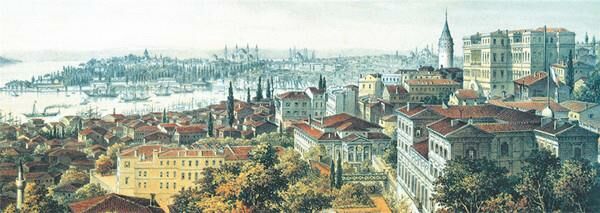 Keskin Color 48x68cm Eski İstanbul Panoramik 1000 Parça Puzzle