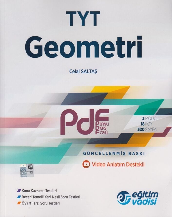 Eğitim Vadisi Yayınları TYT Geometri Güncel PDF Planlı Ders Föyü