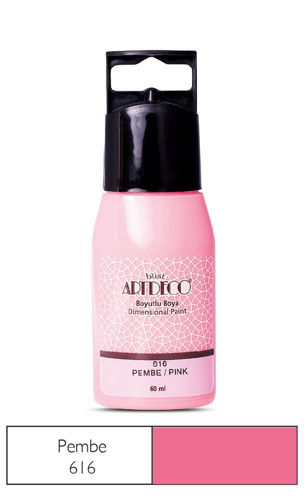 Artdeco Boyutlu Boya 60ml Pembe 616