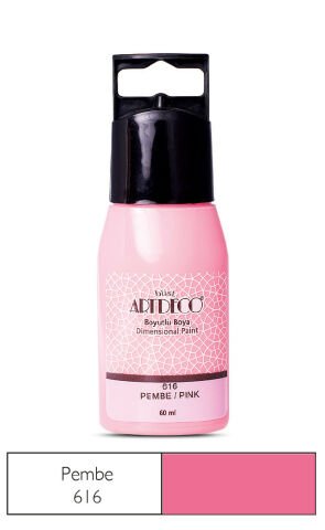 Artdeco Boyutlu Boya 60ml Pembe 616
