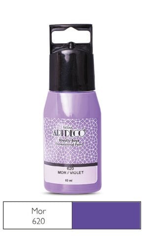 Artdeco Boyutlu Boya 60ml Mor 620