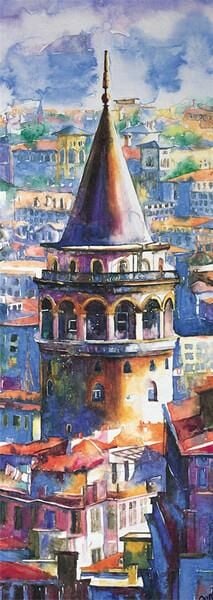 Keskin Color 48x68cm Galata Kulesi Panoramik 1000 Parça Puzzle
