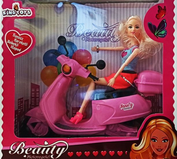 King Toys Sonsuz Hareketli Bebekli Scooter