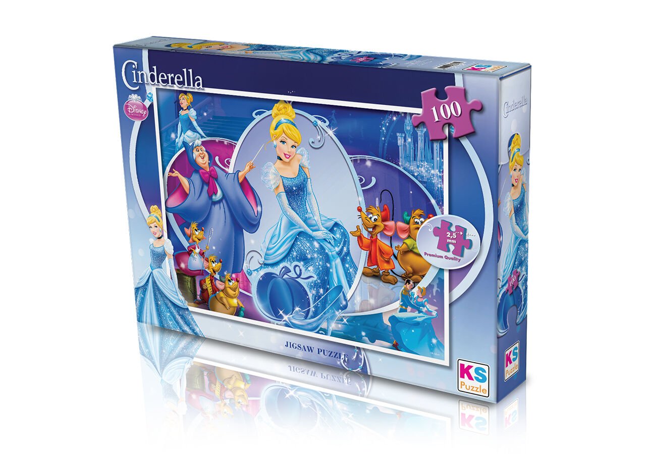 Ks Games Cinderella 100 Parça Puzzle