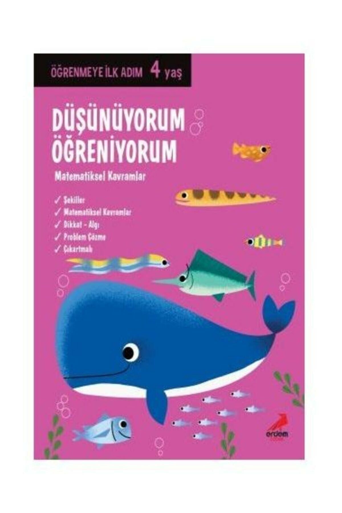 Düşünüyorum Öğreniyorum / Öğrenmeye Ilk Adım 4 Yaş - Kolektif - Erdem Yayınları