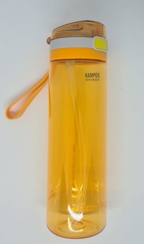 Gıpta Cool-J 600ML Pipetli Kilitli Turuncu-Gri Tritan Matara