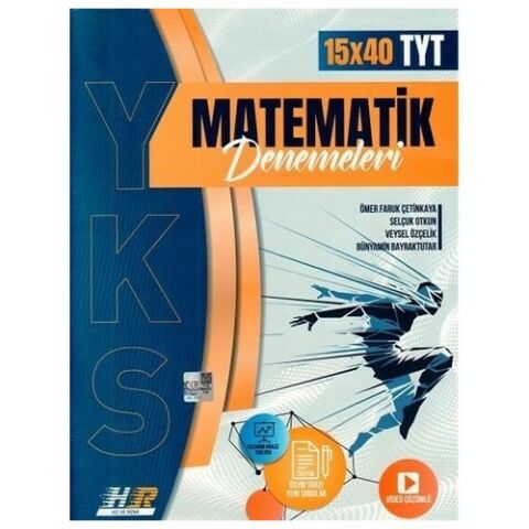 Hız ve Renk Yayınları Hız ve Renk TYT Matematik 15 x 40 Denemeleri