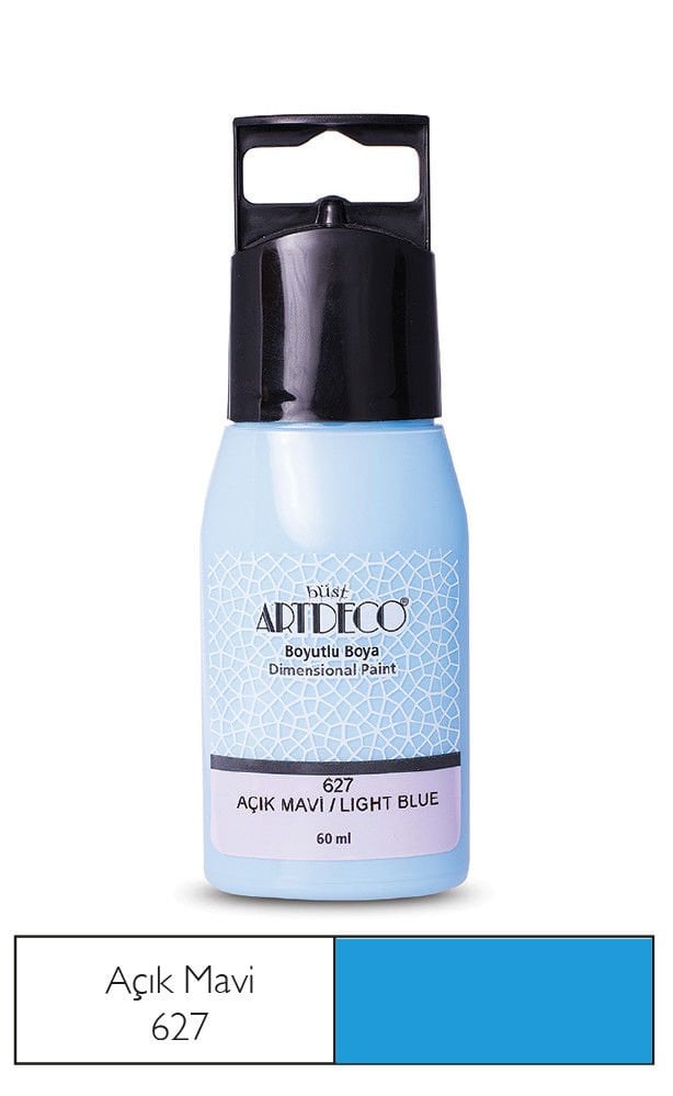 Artdeco Boyutlu Boya 60ml Açık Mavi 627