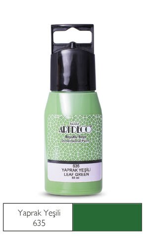Artdeco Boyutlu Boya 60ml Yaprak Yeşili 635
