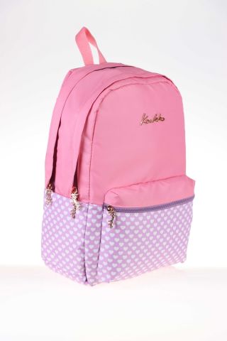 Soft Stripe Okul Çantası 41x26x18 Roze (k1360)