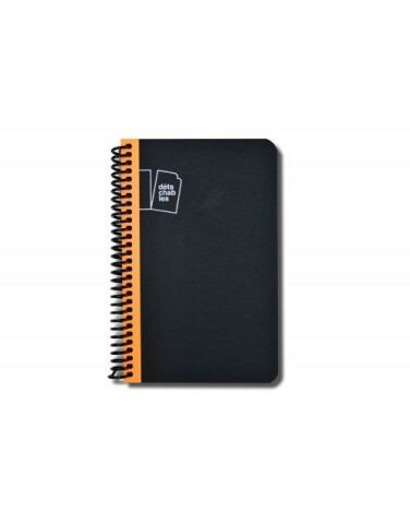 Deffter Spiralli Orange / Big 12x19cm Siyah Spiralli Defter