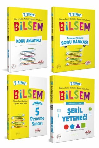 Editör 2. Sınıf Bilsem Hazırlık Kitapları Seti 4 Lü Set Yeni 2020