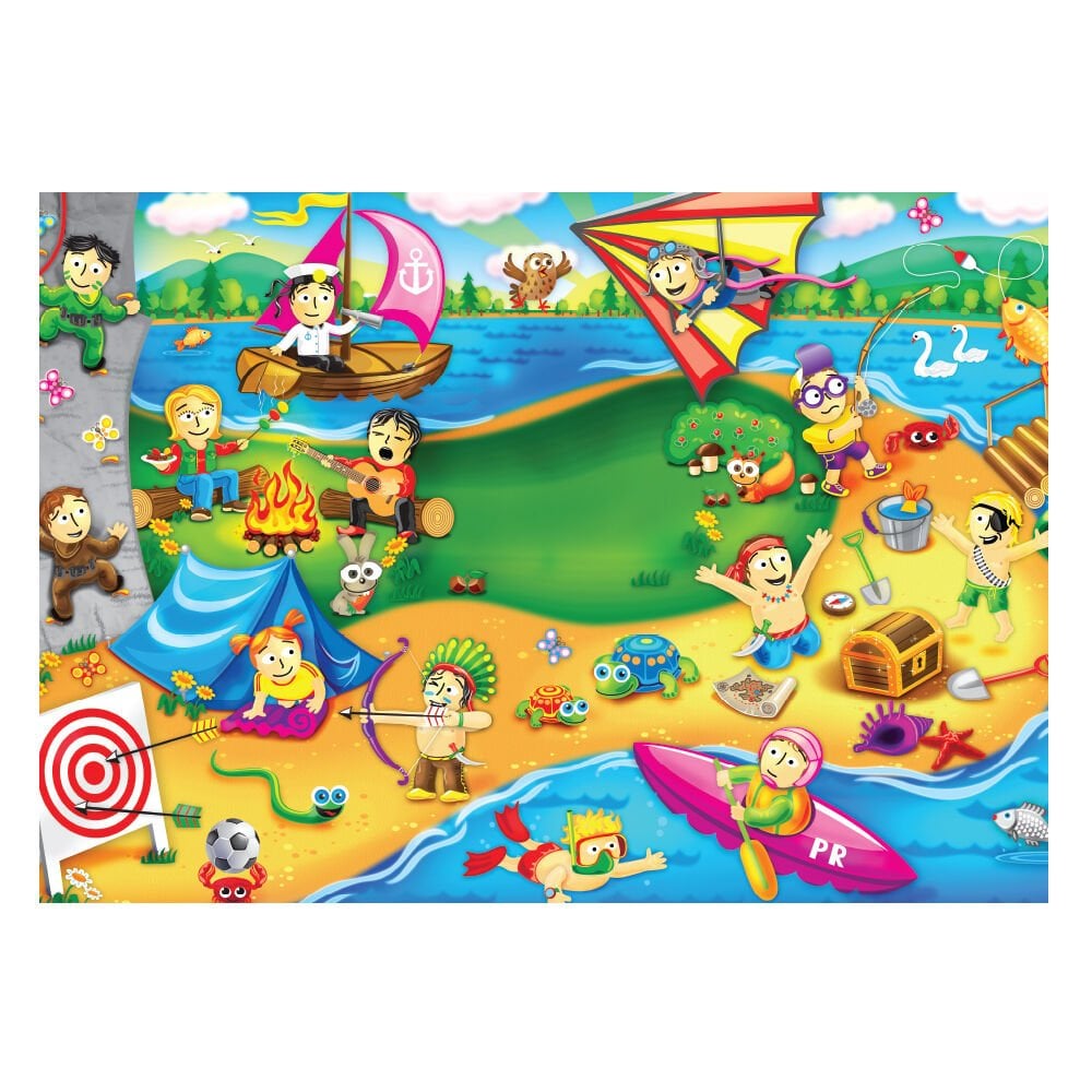 Keskin Color 23.5x33.5cm Sahil 100 Parça Puzzle