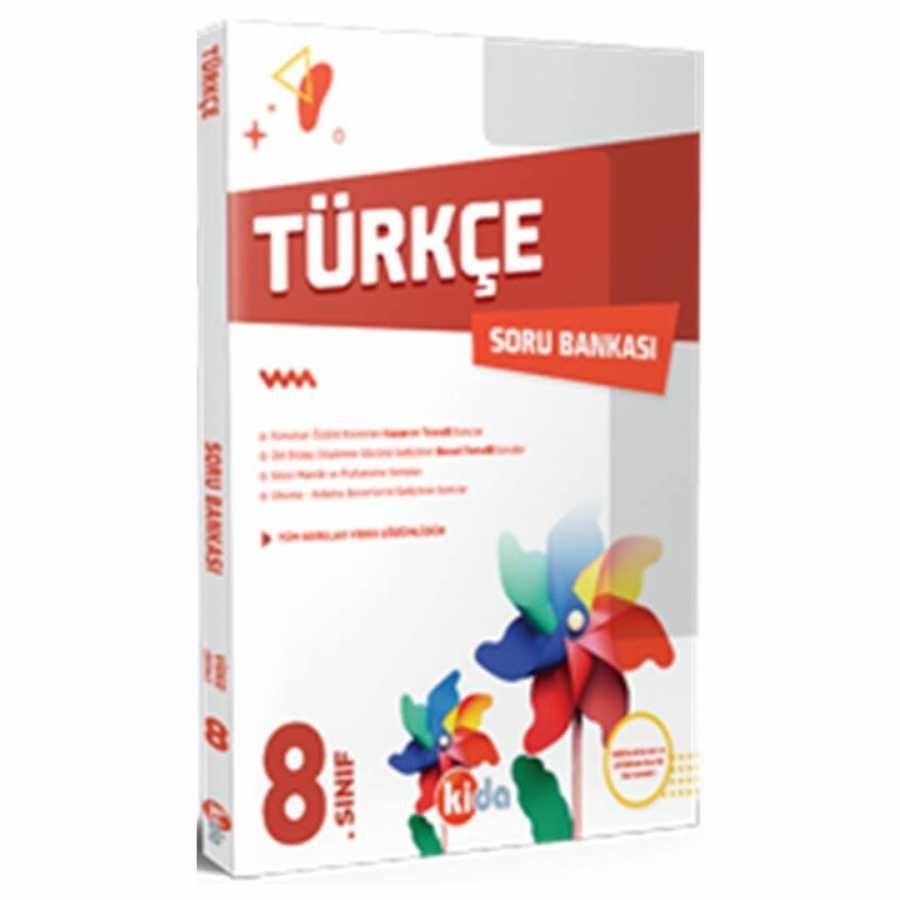 Kida Yayınları 8. Sınıf Türkçe Soru Bankası